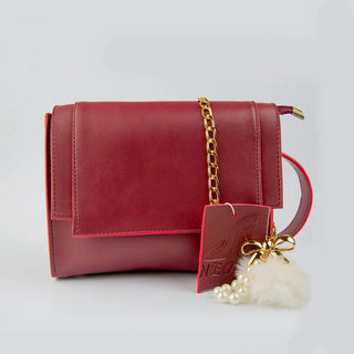 Cross Chain Bag-Black Neon By Anum Hassan