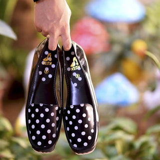 Dot Loafers Sea Green My Store