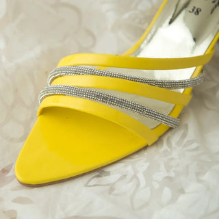 Crystal Strappy Sandals Purple My Store