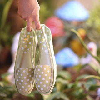 Dot Loafers Sea Green My Store