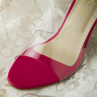 Vinyl Flare Heels White My Store