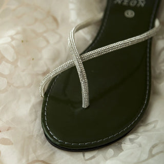 Fancy Elegant Toe Strips Brown My Store