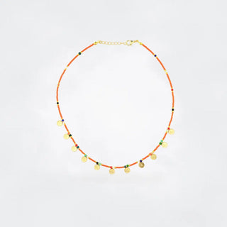 Neon Necklace 05 - Orange My Store