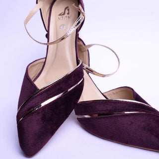 Velvet gold strip Blue My Store