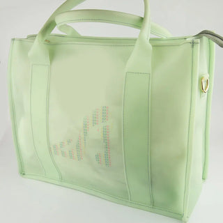 Ribbon Casual Bag Neon By Anum Hassan