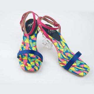 Multi Flip Heels Neon By Anum Hassan