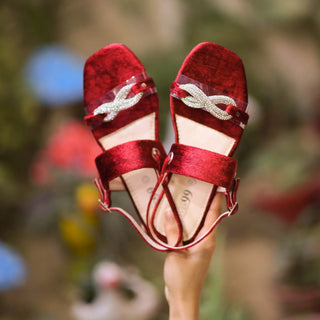 NBS-E9918 Maroon Slipper My Store