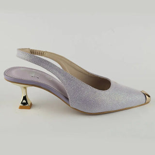 Luminous Spool Heel Purple Neon By Anum Hassan