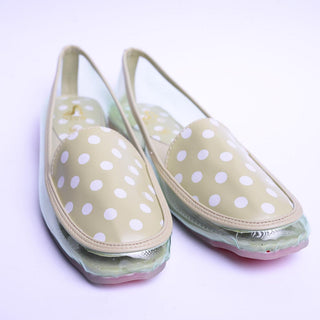 Dot Loafers Sea Green My Store