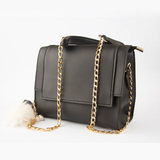 Cross Chain Bag-Black