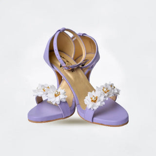 Floral Ankle Heels My Store