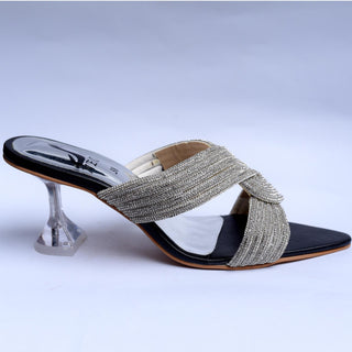 Classical Heel Silver