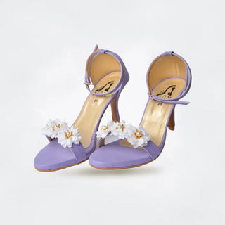 Floral Ankle Heels My Store