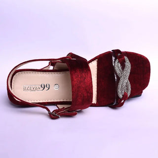 NBS-E9918 Maroon Slipper My Store