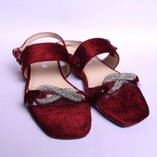 NBS-E9918 Maroon Slipper My Store