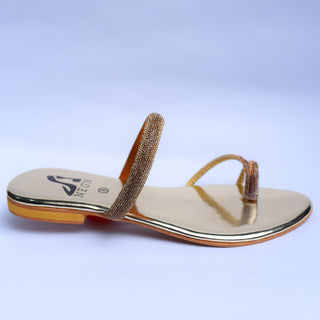 String Tie Flats Silver My Store