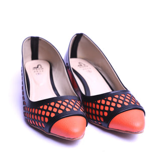 Net Court Shoes Orange