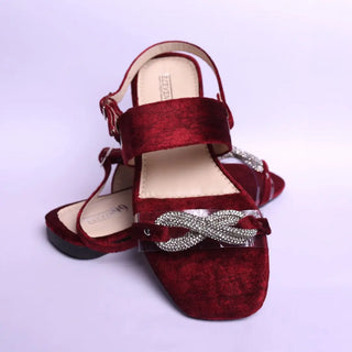 NBS-E9918 Maroon Slipper My Store