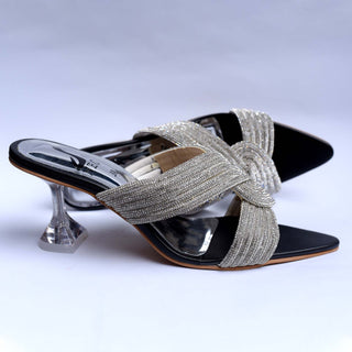 Classical Heel Silver