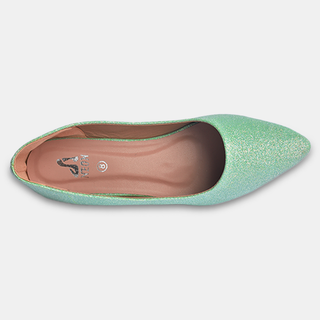 Niterie Court Shoes Sea Green My Store