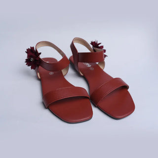 NBS-E9922 Maroon Sandal My Store