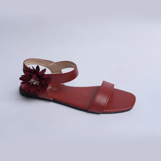 NBS-E9922 Maroon Sandal My Store