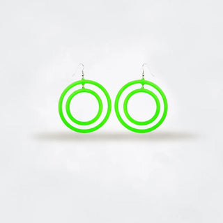 Neon Earings 07 - Green My Store