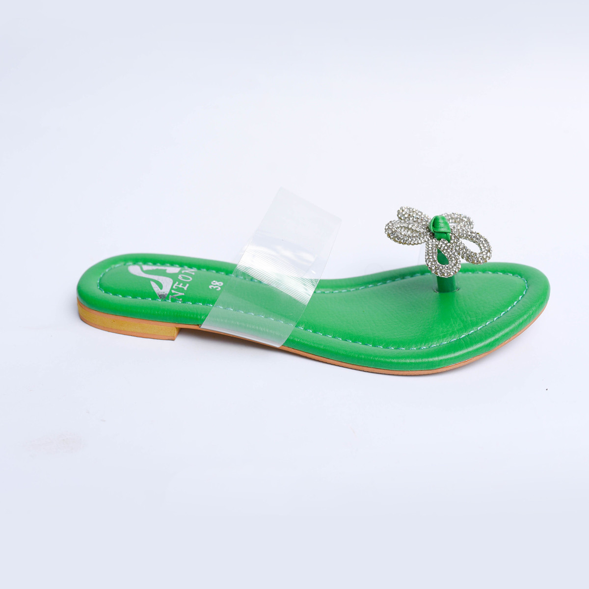 Green Fit Bit Slipper single pair