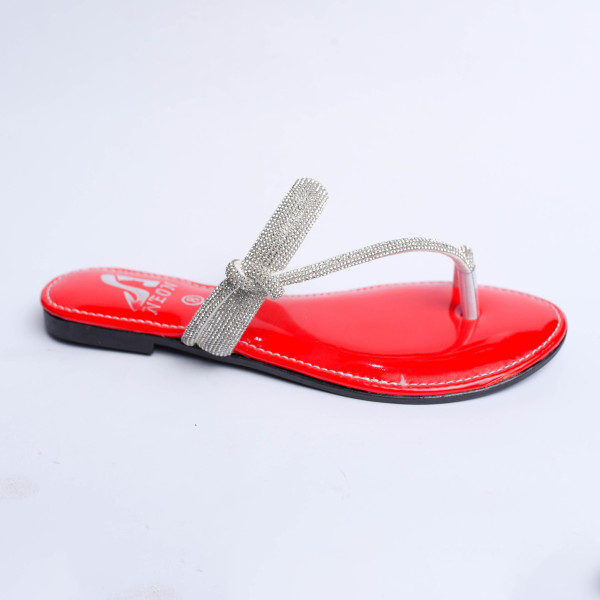 Red colored Cross Feet single pair